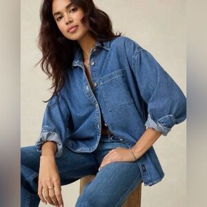 Faherty Sunfair Denim Shirt